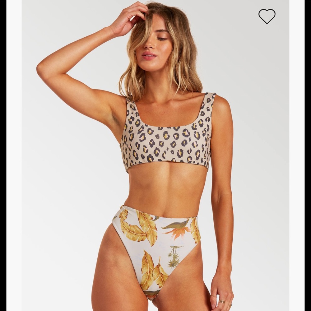 🆕 NWT Billabong Sweet Sands Tank Reversible Bikini Top - Picture 8 of 14